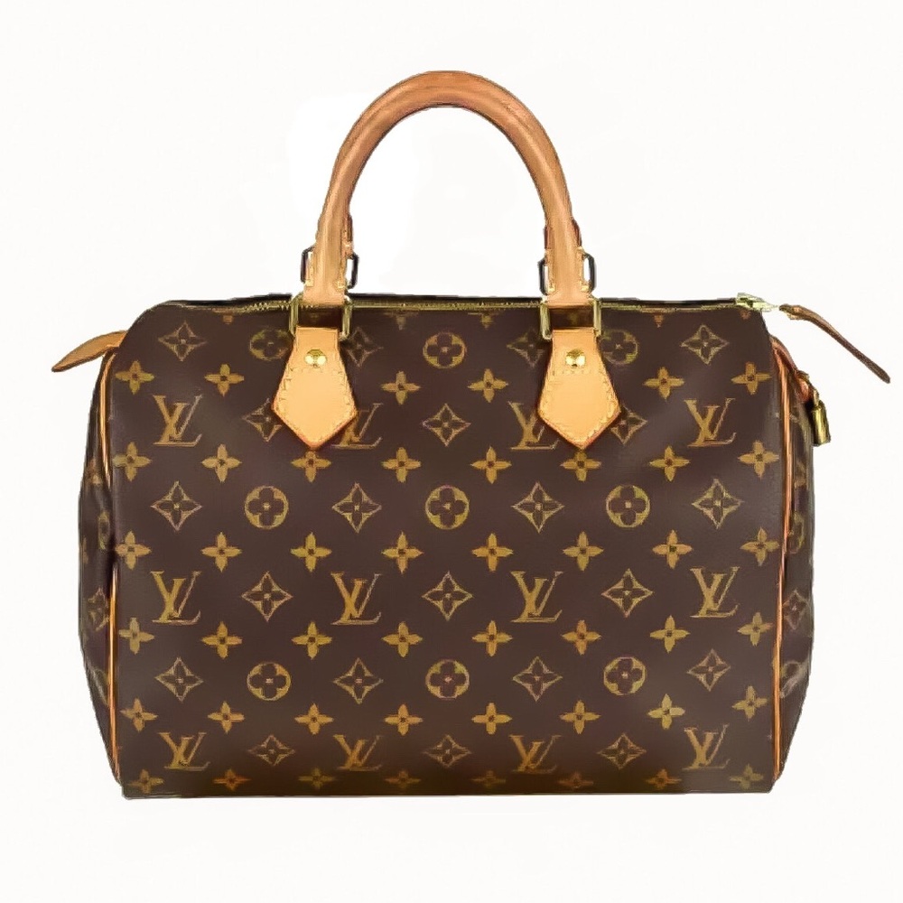 Vintage LOUIS VUITTON Speedy 30 Top Handle Monogram Travel Boston Tote Bag - Picture 17 of 17